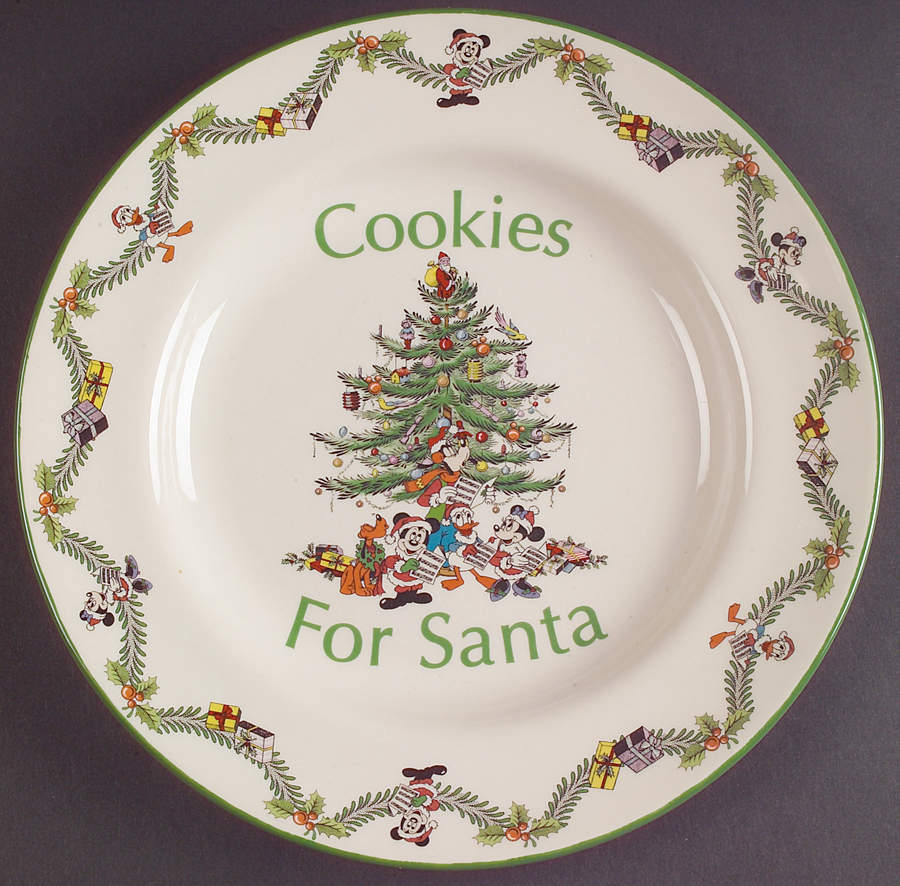 Disney Christmas Tree Celebration Cookie Plate by Spode-1