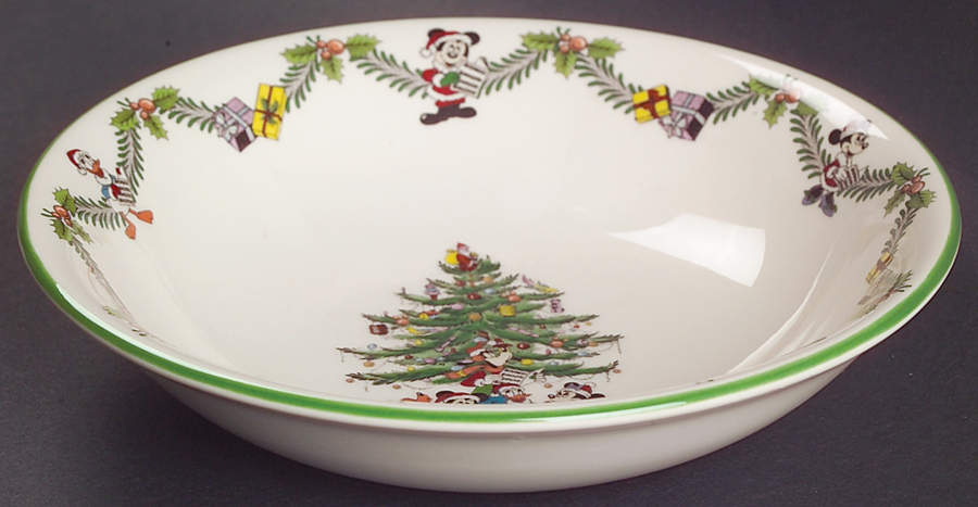 Disney Christmas Tree Celebration Coupe Cereal Bowl by Spode-1