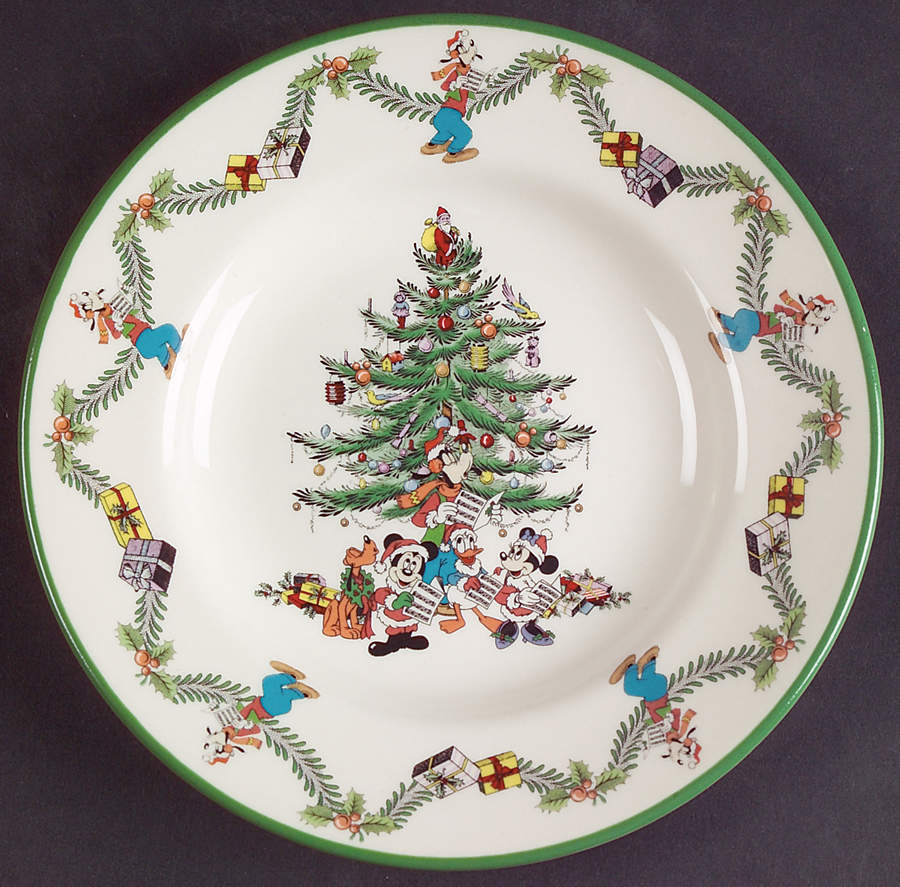 Disney Christmas Tree Celebration Canape Plate by Spode-1