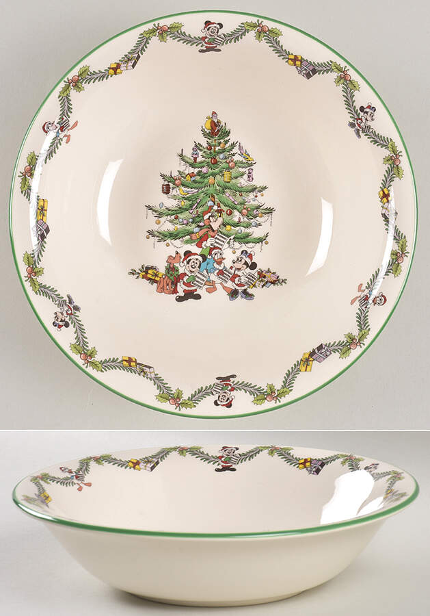 Disney Christmas Tree Celebration Disney All Purpose Bowl by Spode-1