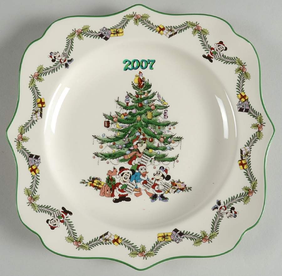 Disney Christmas Tree Celebration 2007 Collector Plate by Spode-1