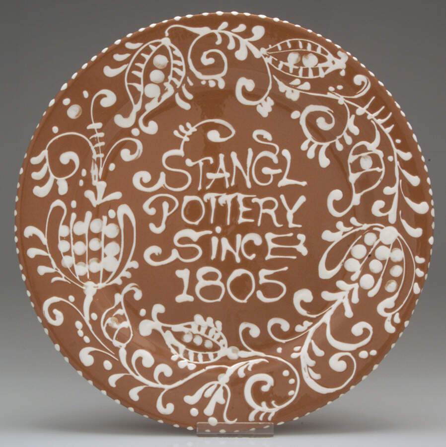 Advertising Signs Advertising Dinner Plate by Stangl-1
