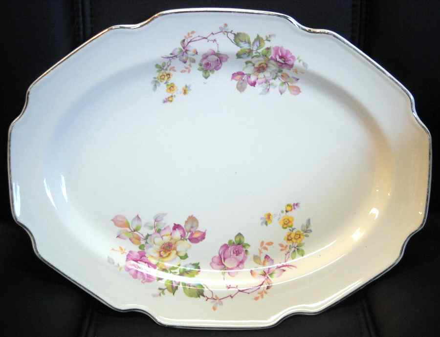 Stt259 14" Oval Serving Platter by Stetson-1