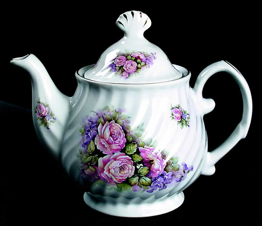Stf25 Teapot & Lid by Staffordshire-1