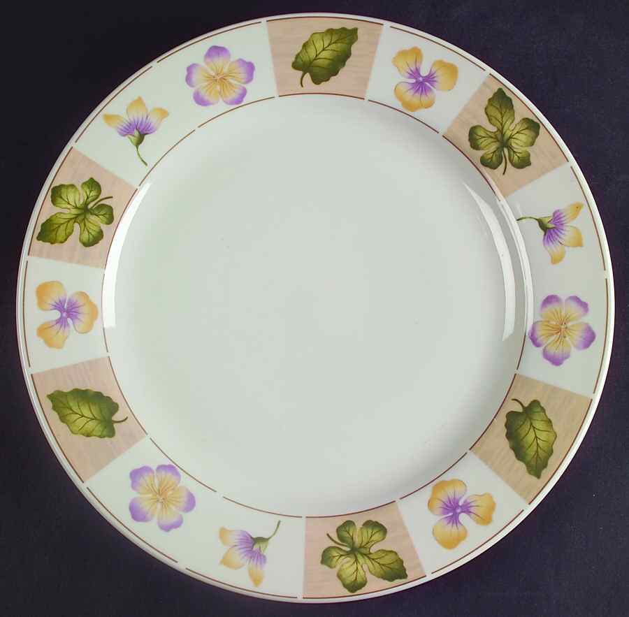 Dried Flowers Dinner Plate by Sakura-1