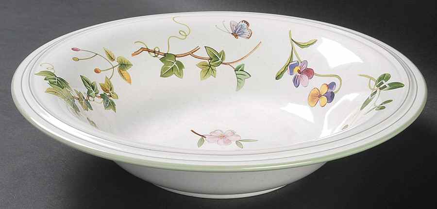 Botanical Splendor 9" Round Vegetable Bowl by Studio Nova-1