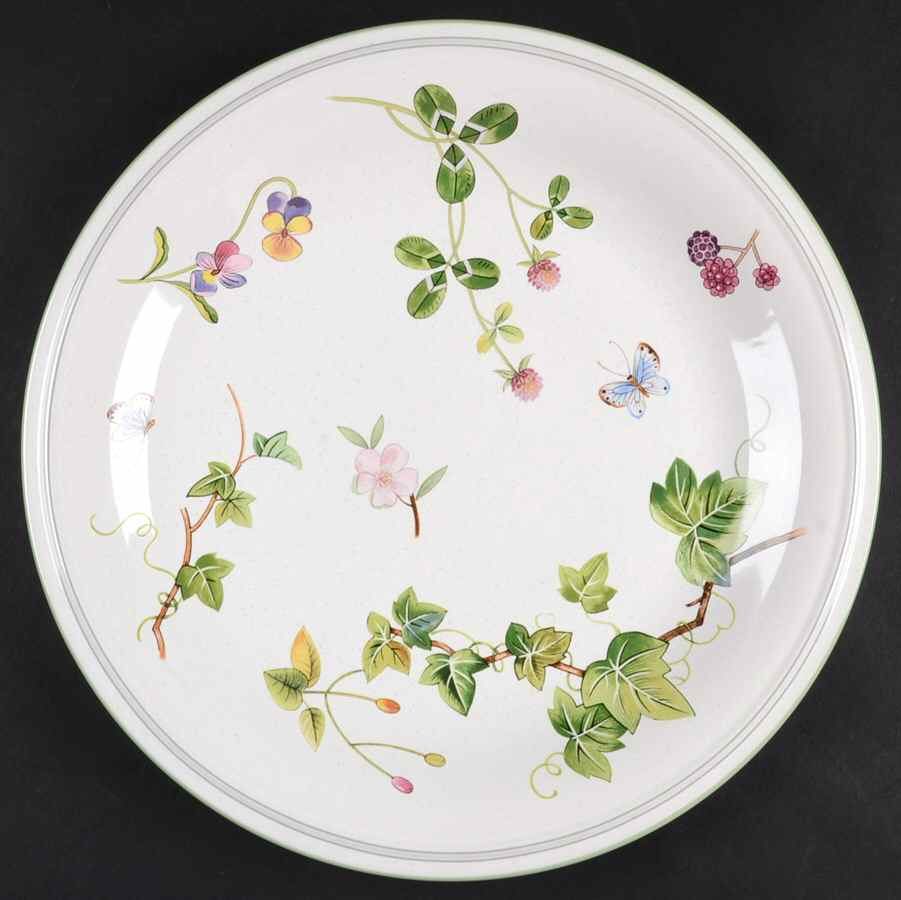 Botanical Splendor 12" Chop Plate (Round Platter) by Studio Nova-1