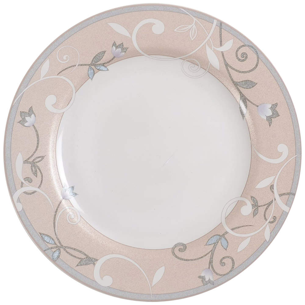 Jewel Tones Beige Salad Plate by Studio Nova-1