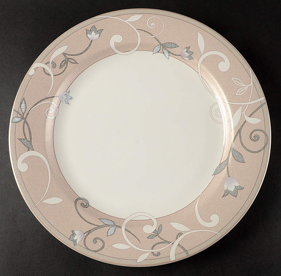 Jewel Tones Beige 12" Chop Plate (Round Platter) by Studio Nova-1