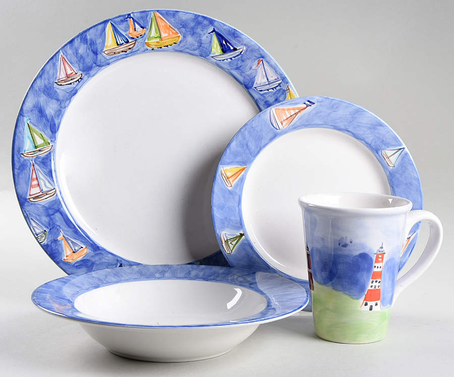 Mainsail 4 Piece Place Setting by Studio Nova-1