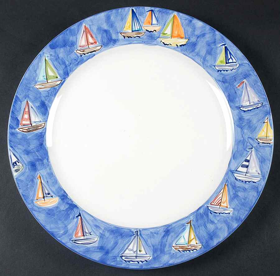 Mainsail 12" Chop Plate (Round Platter) by Studio Nova-1