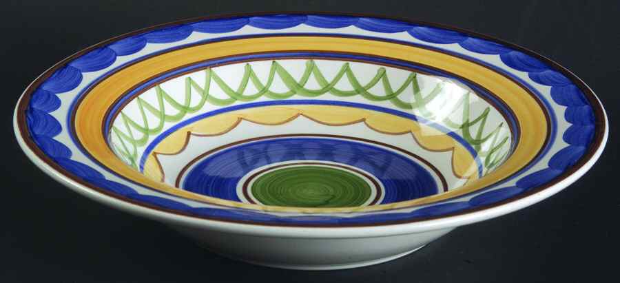 Merlot Rim Soup Bowl by Studio Nova-1