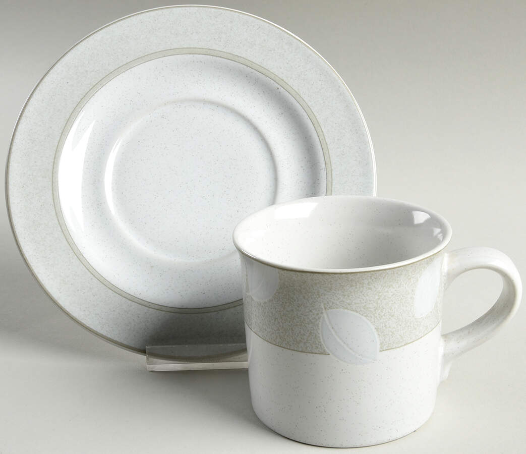 Nature'S Walk Flat Cup & Saucer Set by Studio Nova-1