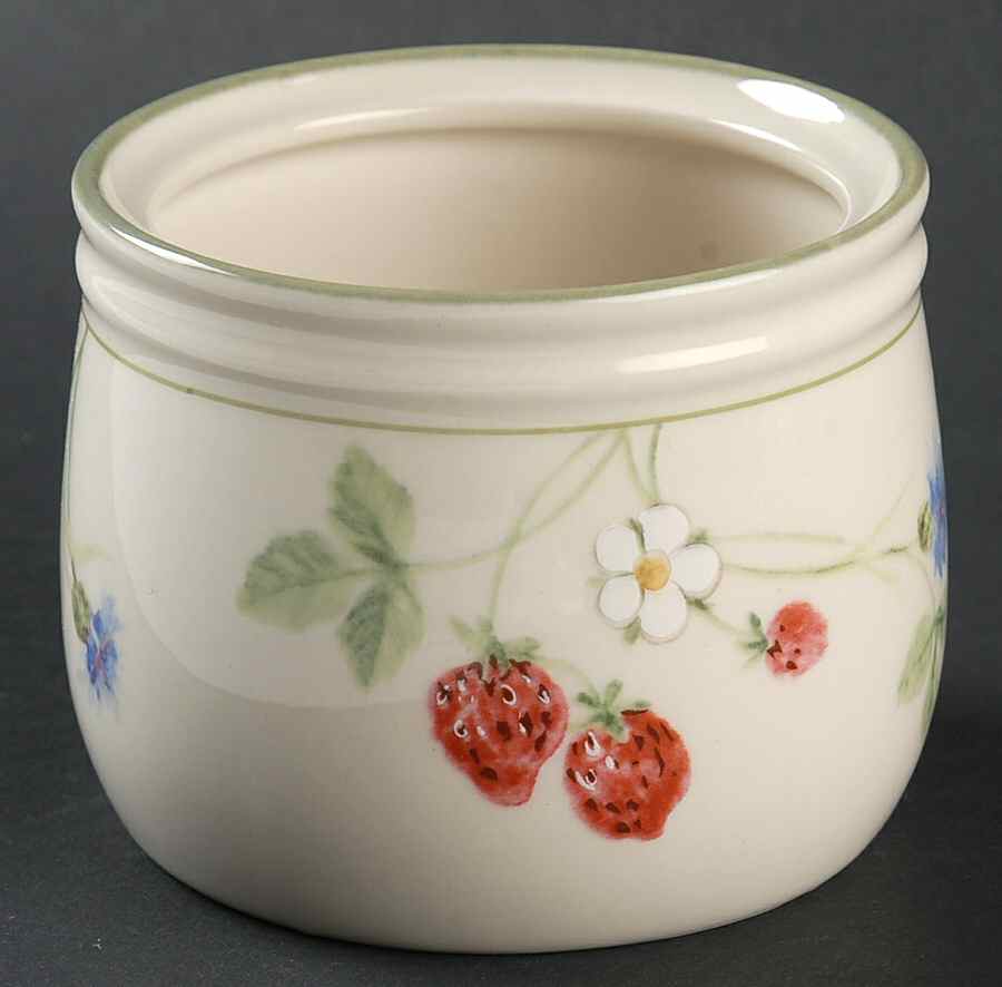 Strawberry Festival Sugar Bowl No Lid by Studio Nova-1