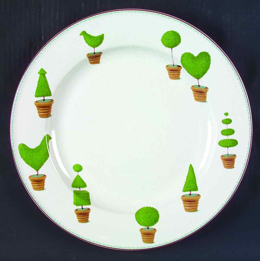 Chateau Garden 12" Chop Plate (Round Platter) by Studio Nova-1