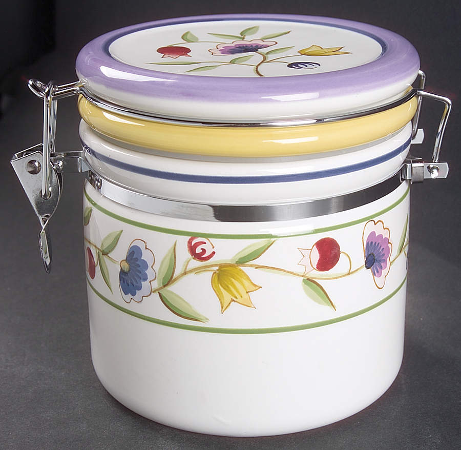 Provence Garden Small Canister & Lid by Studio Nova-1