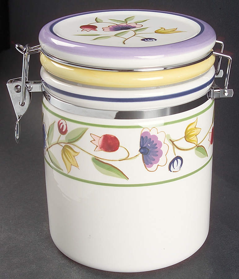 Provence Garden Medium Canister & Lid by Studio Nova-1