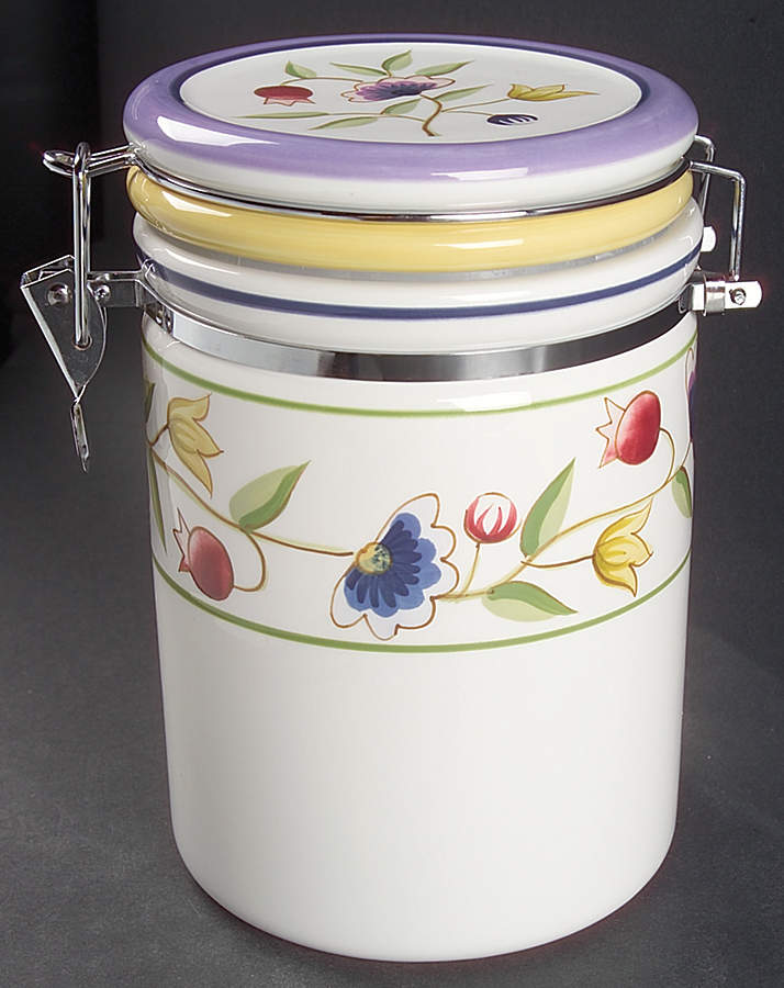 Provence Garden Large Canister & Lid by Studio Nova-1