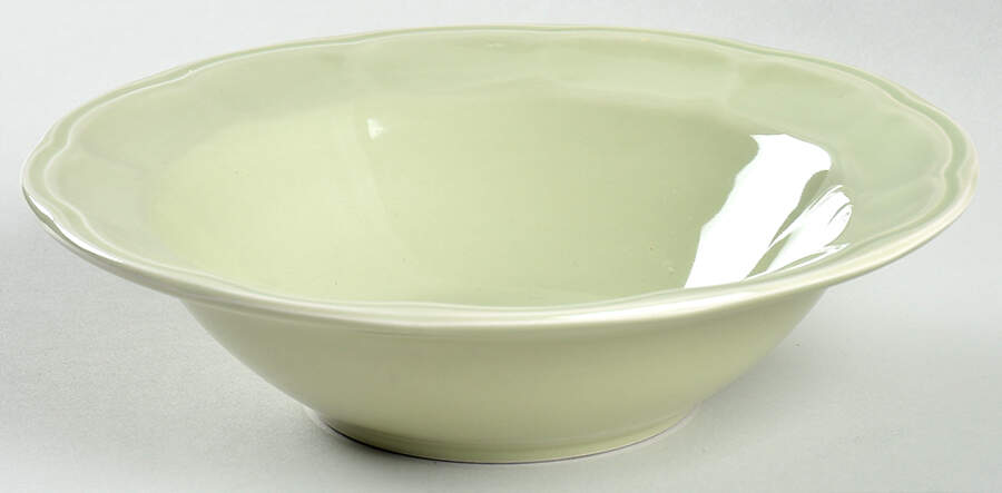 Reflections Avocado Rim Soup Bowl by Studio Nova-1