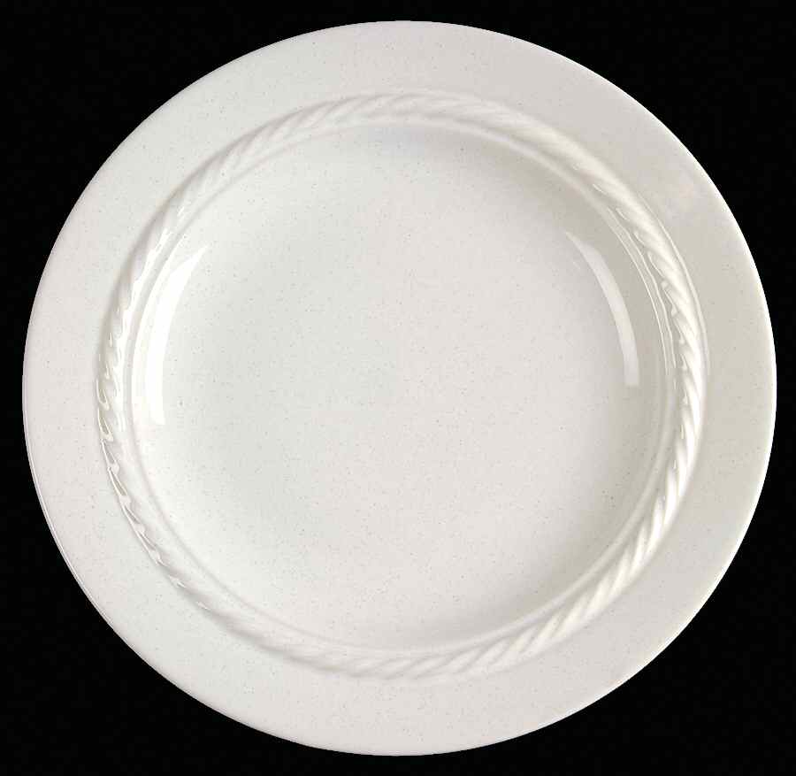 Braid White Salad Plate by Studio Nova-1