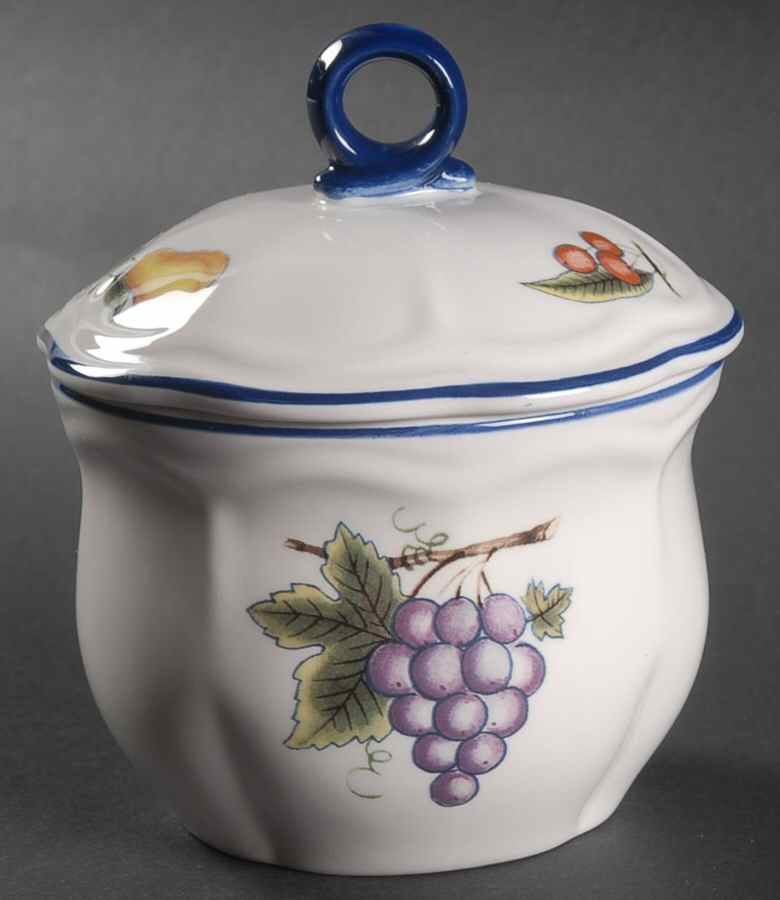 Fruit Bowl Sugar Bowl & Lid by Studio Nova-1