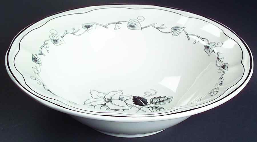 Mystic Meadow Rim Soup Bowl by Studio Nova-1