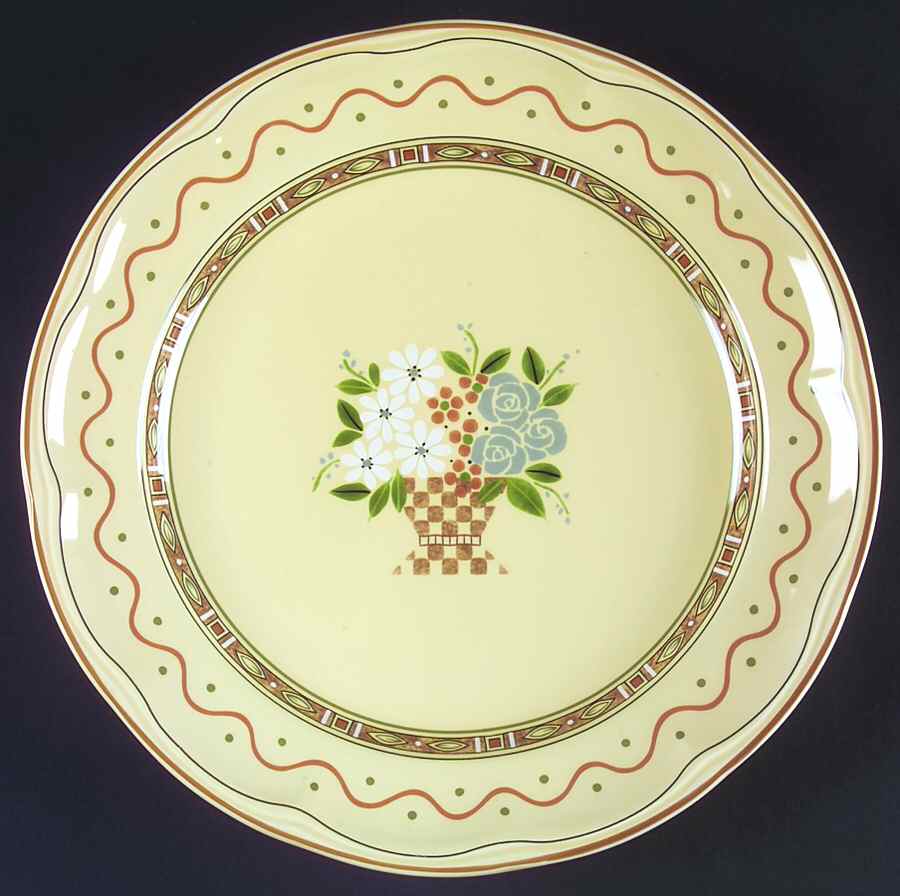 Village Square 12" Chop Plate (Round Platter) by Studio Nova-1