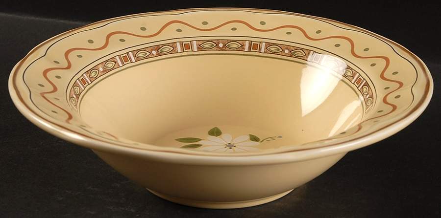 Village Square Rim Soup Bowl by Studio Nova-1