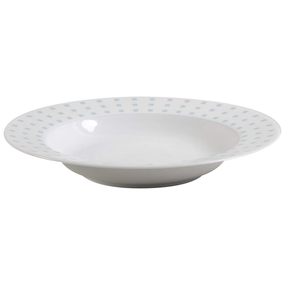 Avenue Blue Rim Soup Bowl by Studio Nova-1