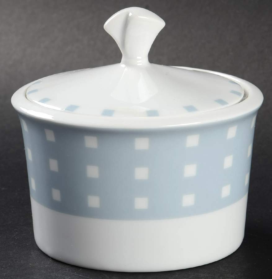 Avenue Blue Sugar Bowl & Lid by Studio Nova-1