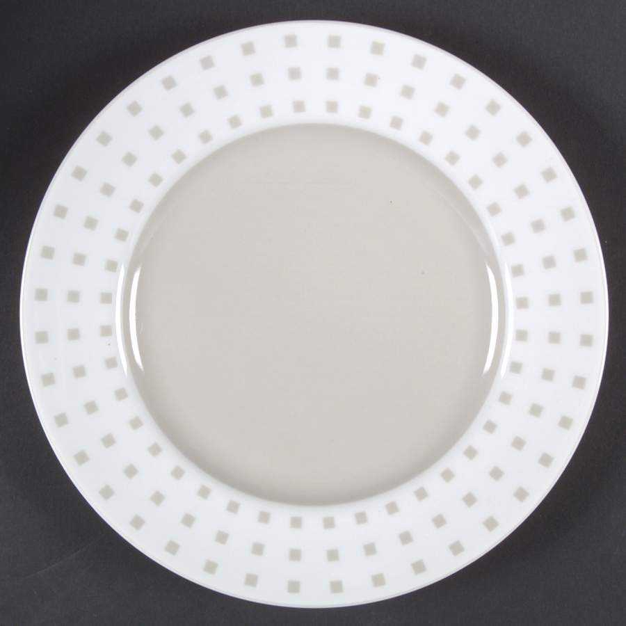 Avenue Taupe Salad Plate by Studio Nova-1