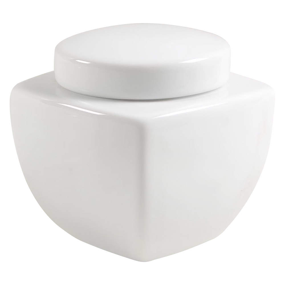 Calais White Sugar Bowl & Lid by Studio Nova-1