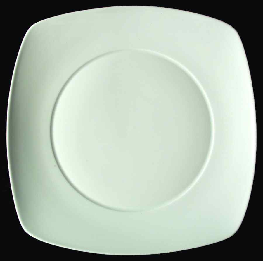 Calais White 12" Chop Plate (Round Platter) by Studio Nova-1