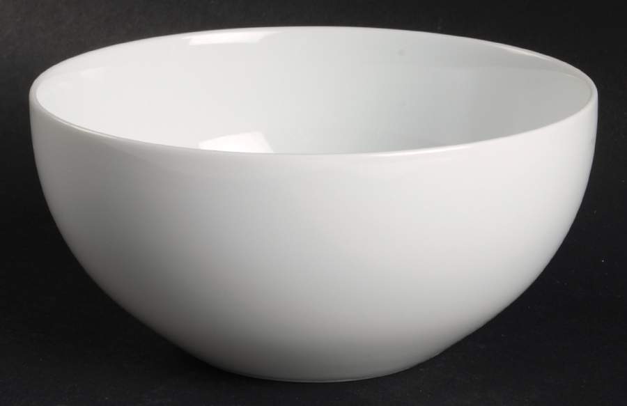 Calais White Coupe Cereal Bowl by Studio Nova-1