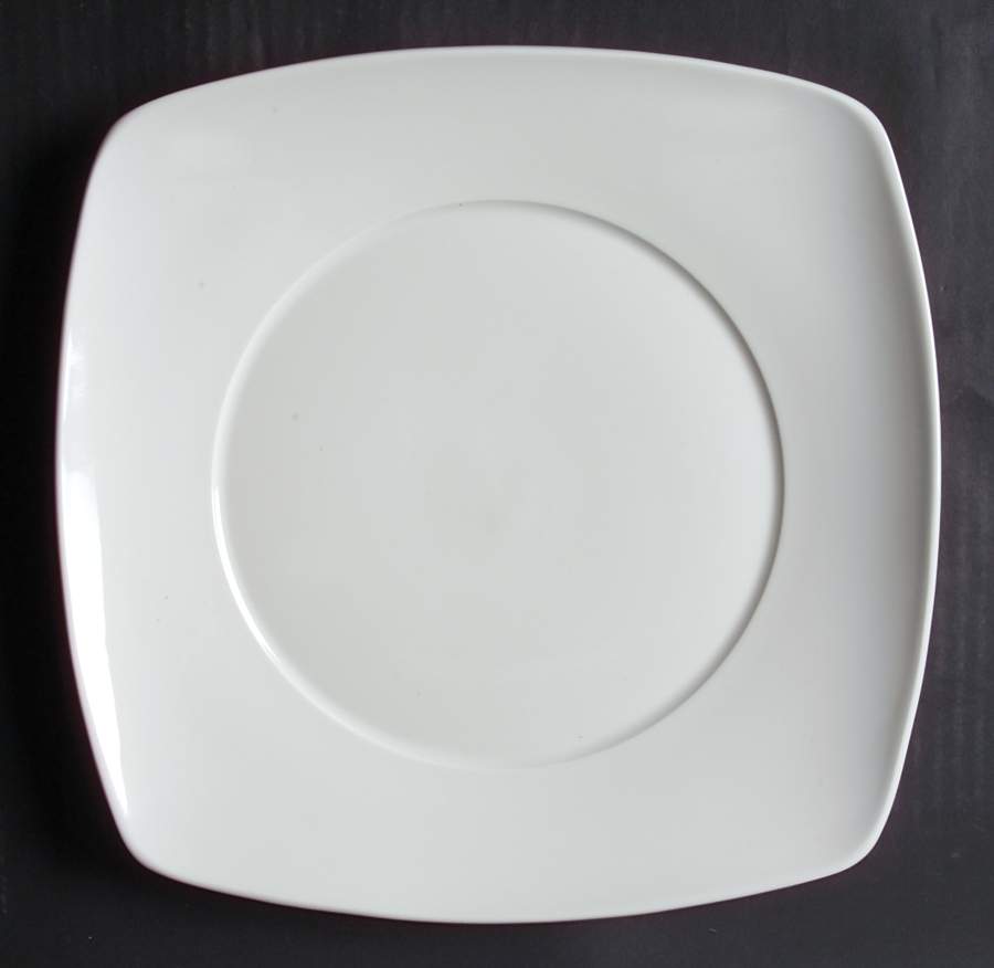 Calais White Dinner Plate by Studio Nova-1