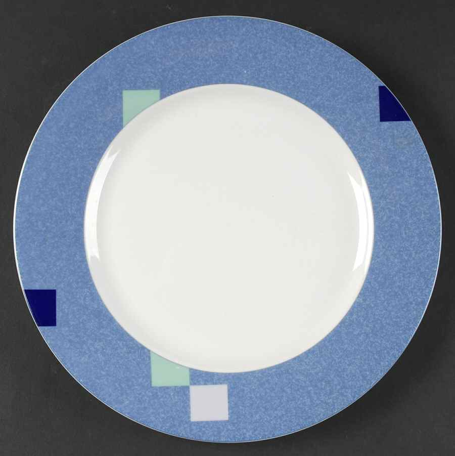 Color Chip Blue Salad Plate by Studio Nova-1