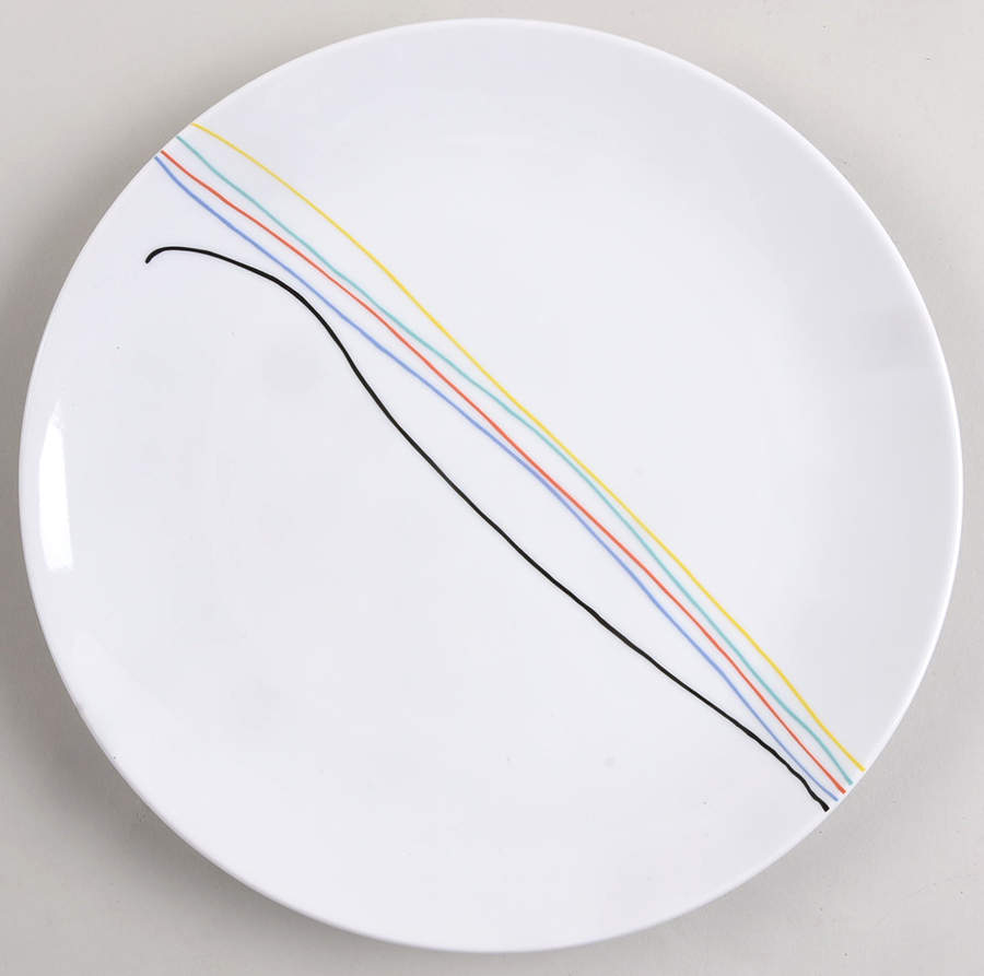 Color Threads Dinner Plate by Studio Nova-1