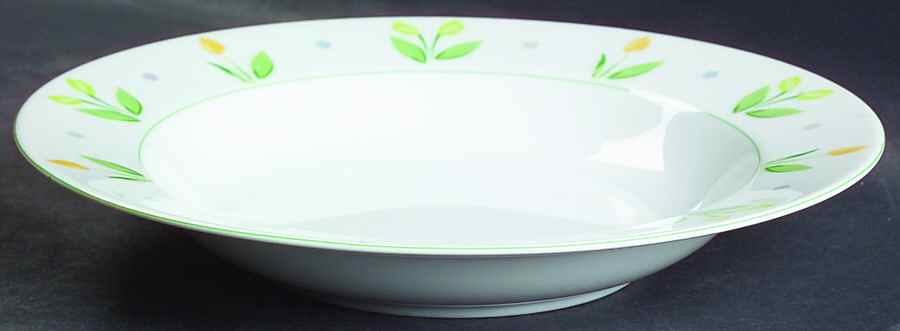 Garden Patch Rim Soup Bowl by Studio Nova-1