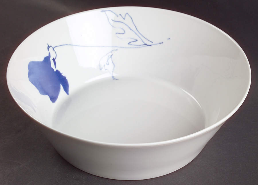 Ming Blue 9" Round Vegetable Bowl by Studio Nova-1