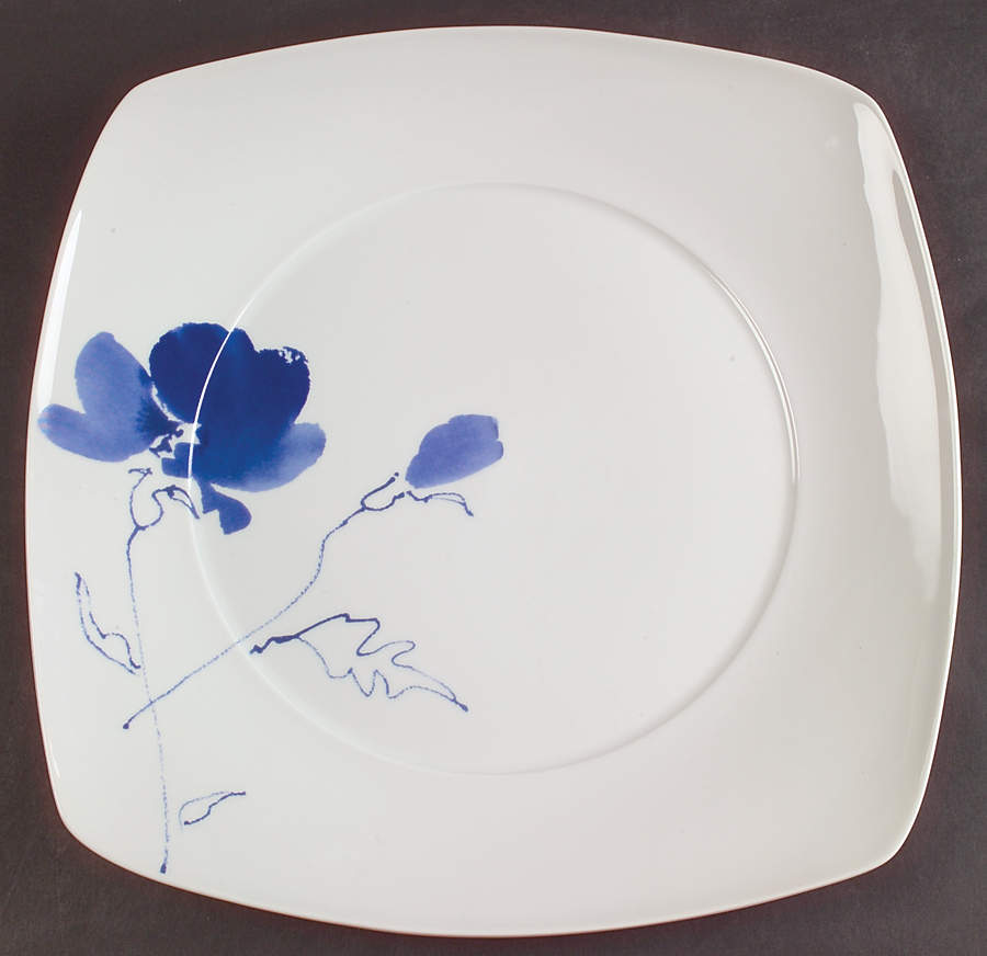 Ming Blue 12" Chop Plate (Round Platter) by Studio Nova-1