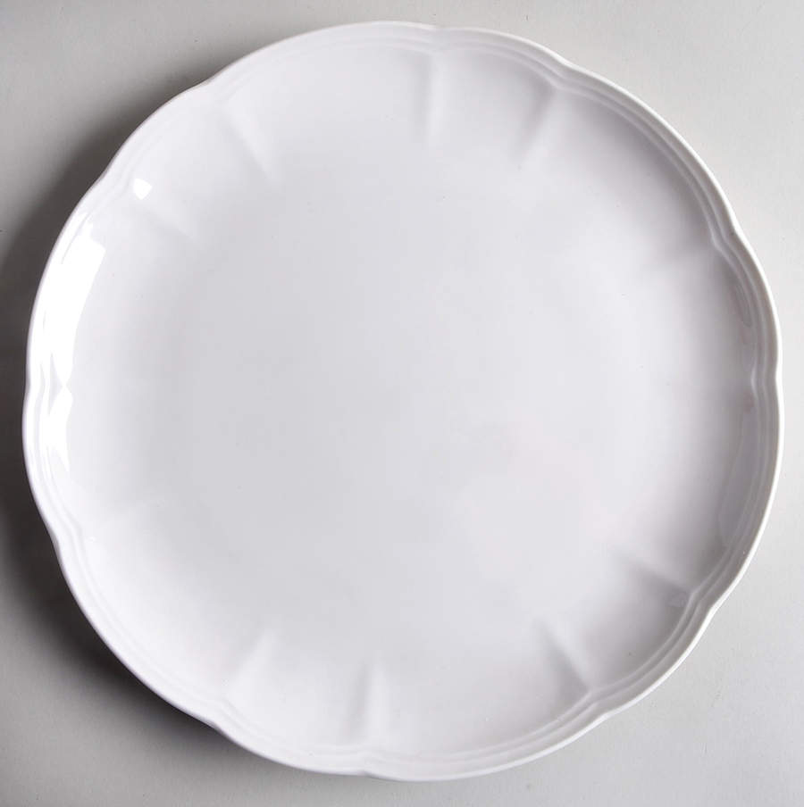 White Rose 12" Chop Plate (Round Platter) by Studio Nova-1