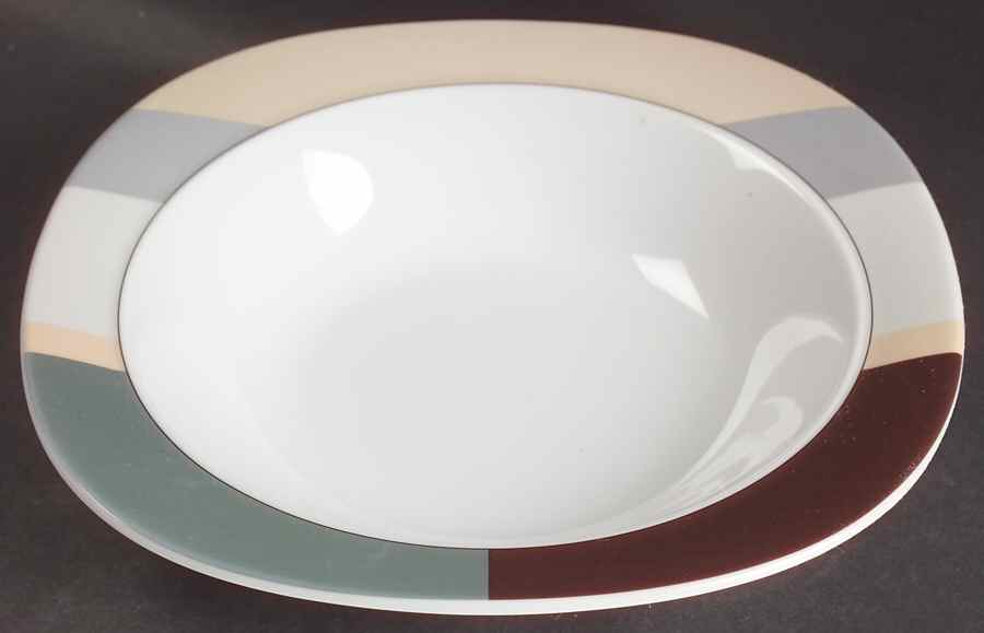 Band Width Rim Soup Bowl by Studio Nova-1
