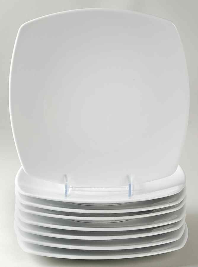 Hospitality White Dinner Plate - Set of 8 by Studio Nova-1