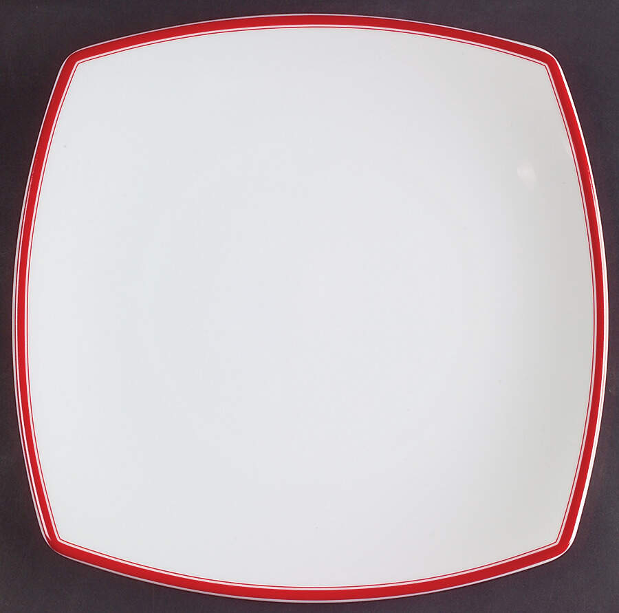 Accent Red Dinner Plate by Studio Nova-1