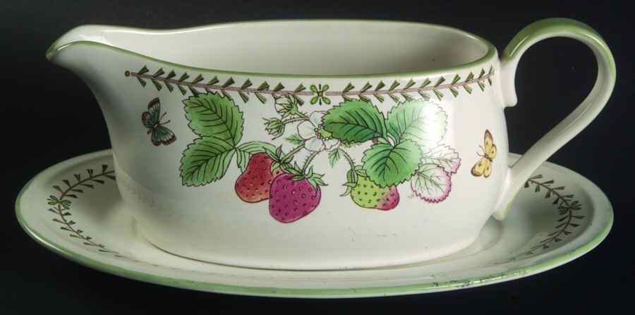 Garden Jubilee Gravy Boat & Underplate by Studio Nova-1