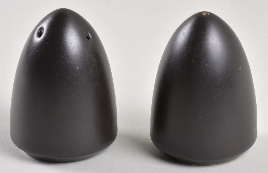Jet Black Salt & Pepper Set by Studio Nova-1