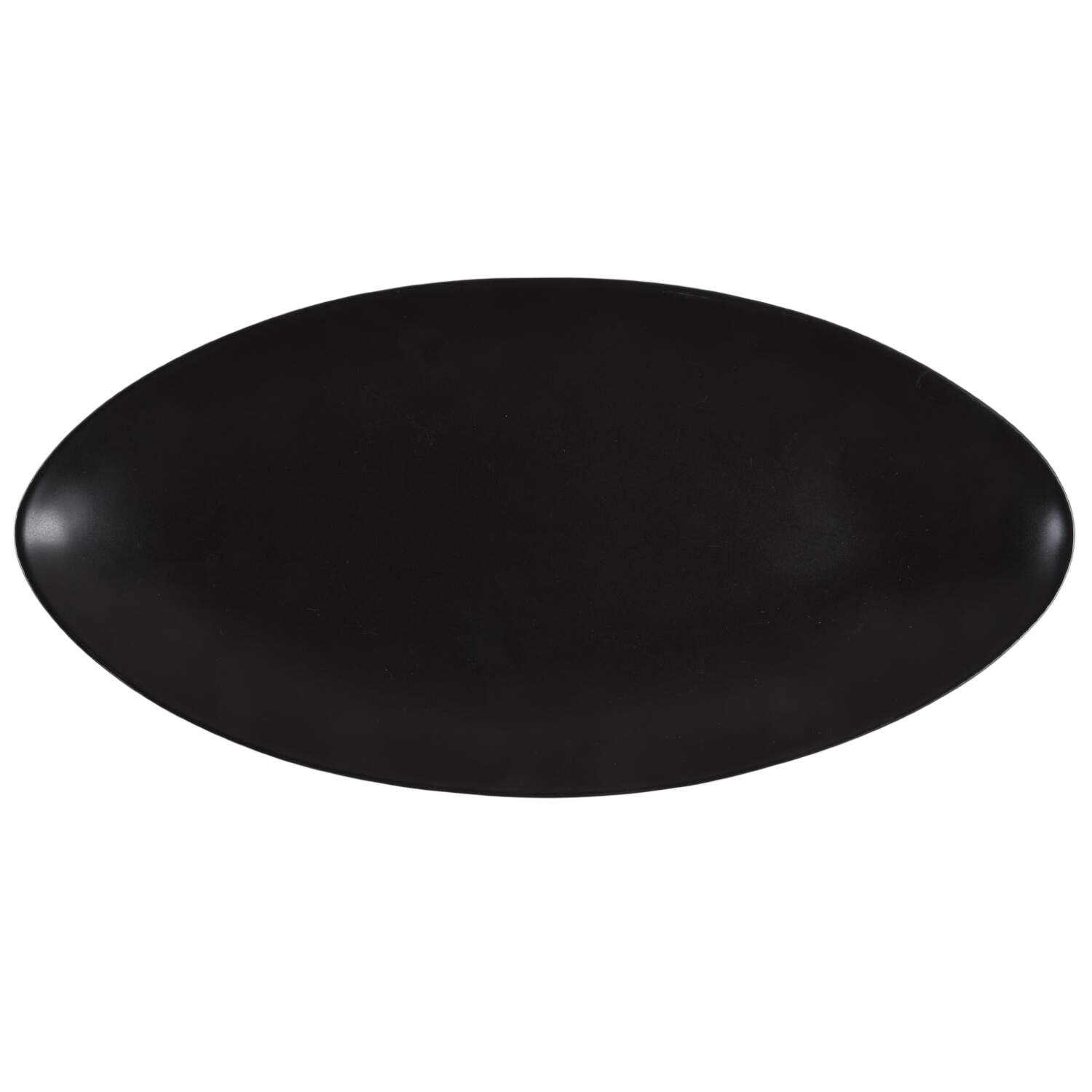 Jet Black 14" Oval Serving Platter by Studio Nova-1