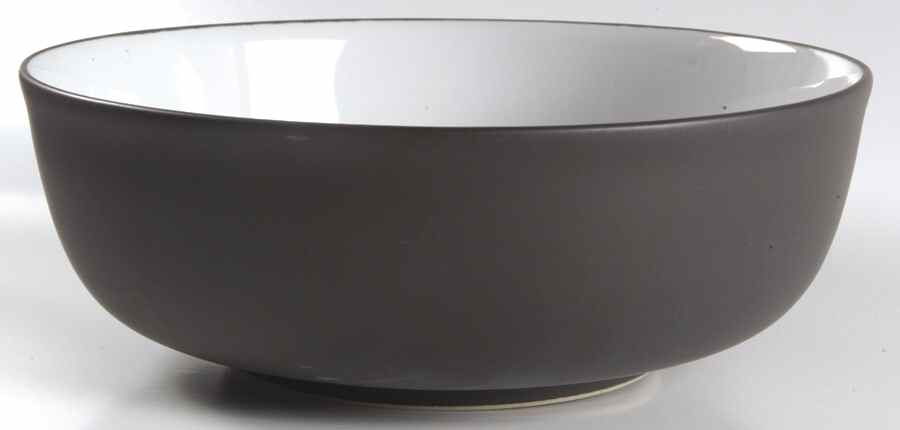 Jet Black 9" Round Vegetable Bowl by Studio Nova-1