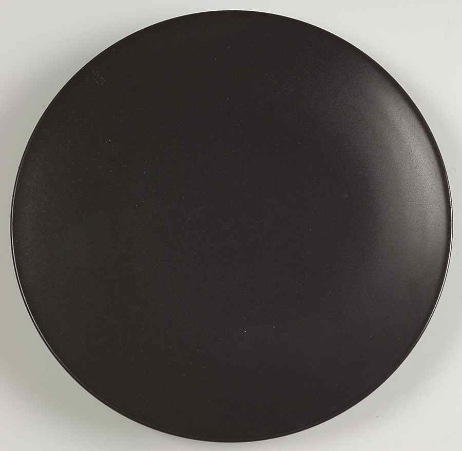 Jet Black Accent Salad Plate by Studio Nova-1