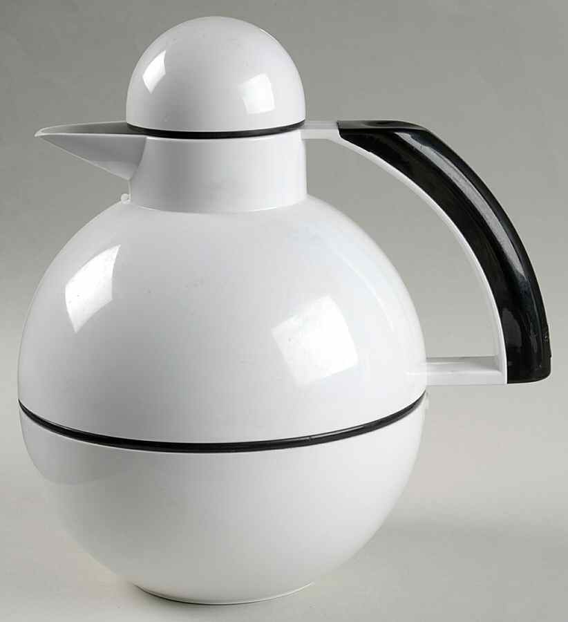 Jet Black Plastic Thermos/Carafe & Lid by Studio Nova-1
